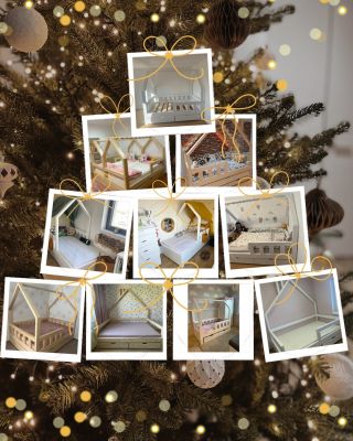 Domeček pod stromeček? Ano prosím! 🎄🎁✨ Domečkové postýlky mění každé usínání v malé dobrodružství – a přesně to si děti...
